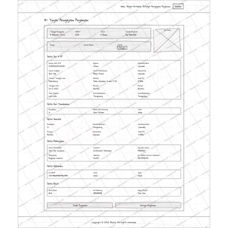 [Drawing] Loan Review Page