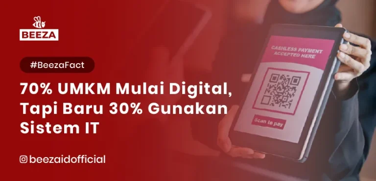 70% UMKM Mulai Digital, Tapi Baru 30% Gunakan Sistem IT