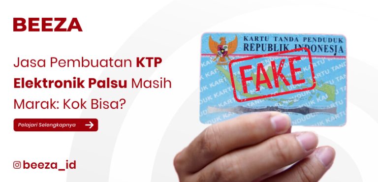 Jasa Pembuatan KTP Elektronik Palsu Masih Marak: Kok Bisa?